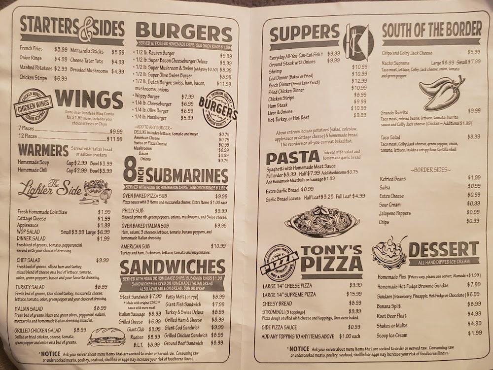 Tony's Original Restaurants French Fries